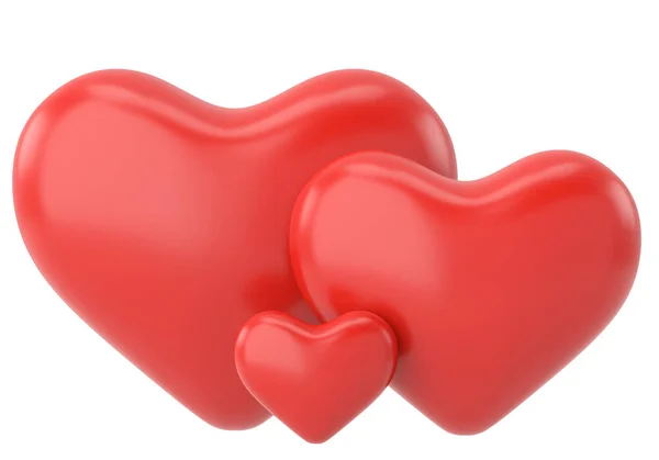 Heart Heart Family Illustration — Stock Photo, Image