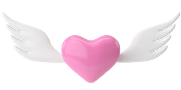 Srdce Amor Valentýnská Dekorace Ilustrace — Stock fotografie