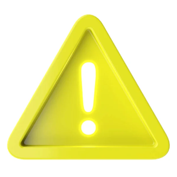 Warning Icon Exclamation Mark Illustration — Stock Photo, Image
