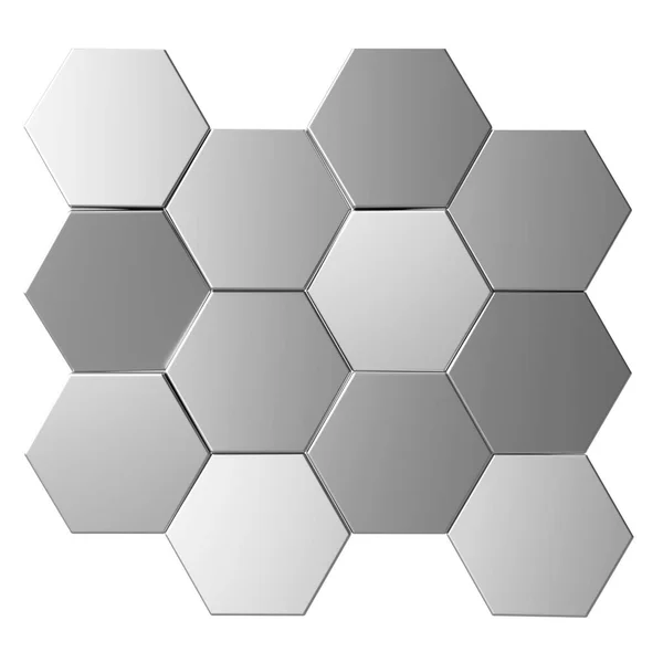 Форма Шестиугольника Шестиугольник — стоковое фото