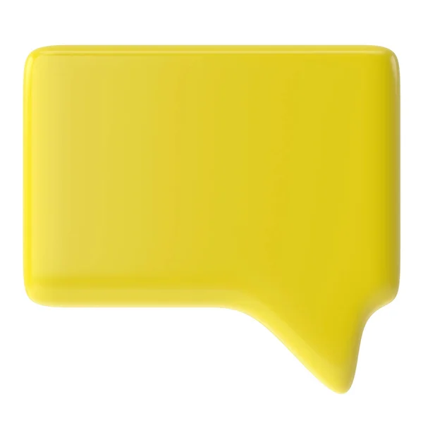 stock image Speech bubble. Speech balloon. Text box. 3D illustration.