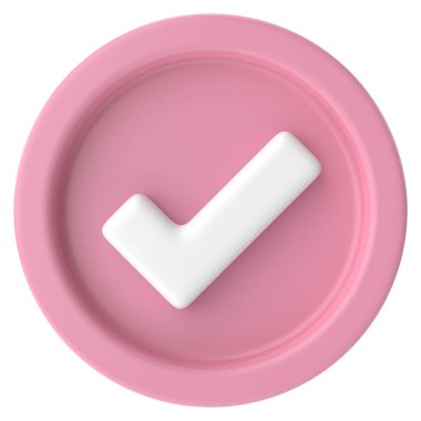 İşaretle. Hesap kutusu. 3B illüstrasyon.