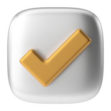 Hesap kutusu. İşaretle. 3B illüstrasyon.