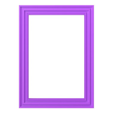 3 boyutlu çerçeve. Modern çerçeve. 3B illüstrasyon.