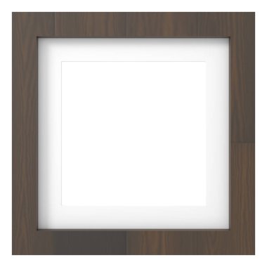 Modern çerçeve. 3 boyutlu kare çerçeve. 3B dekorasyon.