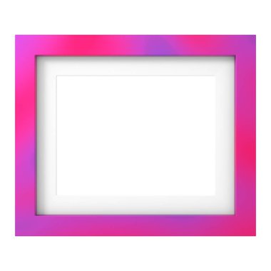 3 boyutlu çerçeve. Resim çerçevesi. 3B dekorasyon.