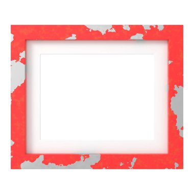 3 boyutlu çerçeve. Resim çerçevesi. 3B dekorasyon.