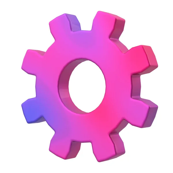 Gear Setting Icon Illustration — Stock Photo, Image