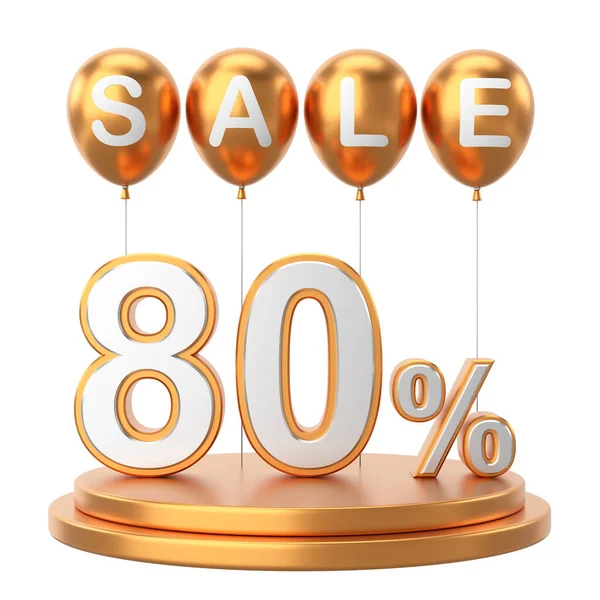 Achtzig Prozent Verkauf Verkauf Verkauf Dekoration — Stockfoto