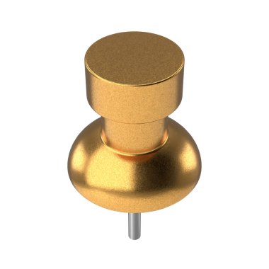 Üç boyutlu pim. Pimi çek. 3B öge.