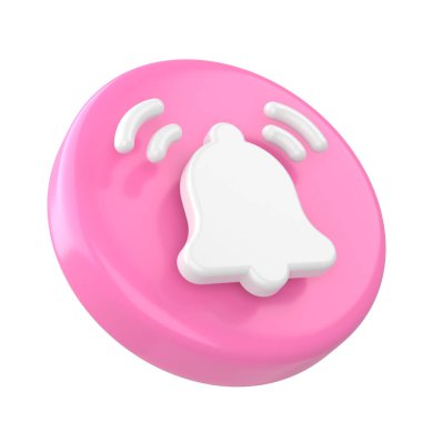 3D abone simgesi. Üye olma düğmesi. 3B öge.