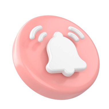 3D abone simgesi. Üye olma düğmesi. 3B öge.