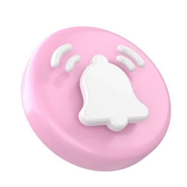 3D abone simgesi. Üye olma düğmesi. 3B öge.