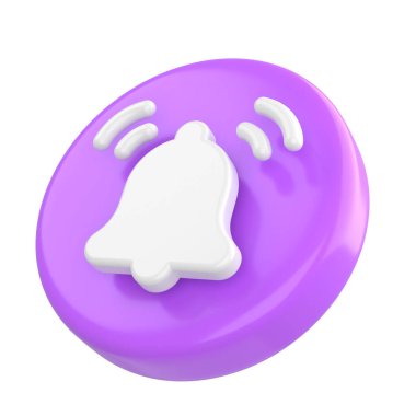 3D abone simgesi. Üye olma düğmesi. 3B öge.