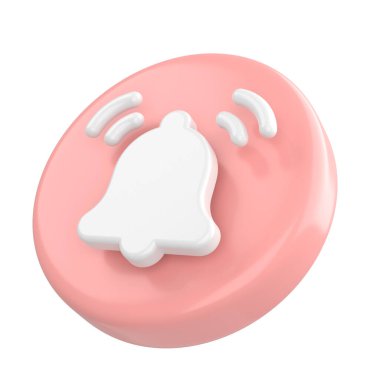 3D abone simgesi. Üye olma düğmesi. 3B öge.