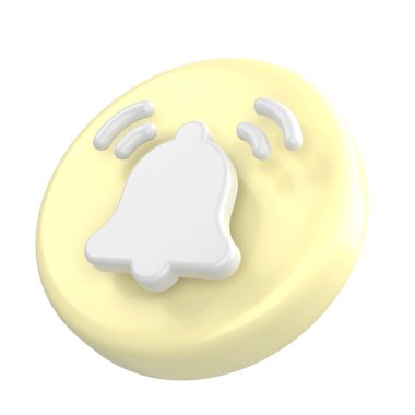 3D abone simgesi. Üye olma düğmesi. 3B öge.