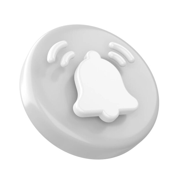 3D subscribe icon. Subscribe button. 3D element.