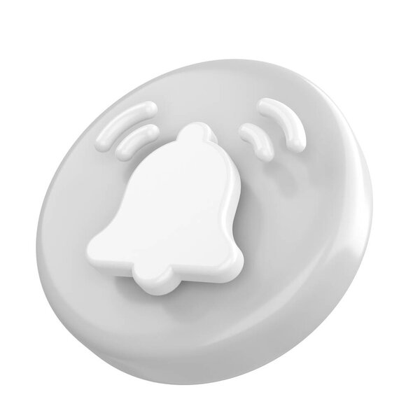 3D subscribe icon. Subscribe button. 3D element.