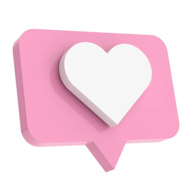 İkon gibi. Üç boyutlu simge. 3B illüstrasyon.