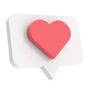 İkon gibi. Üç boyutlu simge. 3B illüstrasyon.