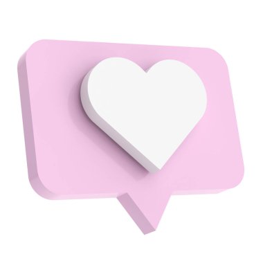 İkon gibi. Üç boyutlu simge. 3B illüstrasyon.