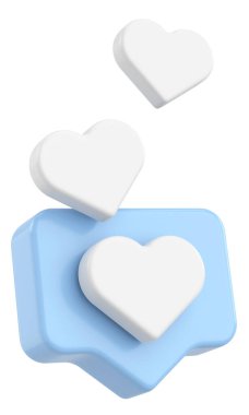 3D, ikon gibi. 3B illüstrasyon.