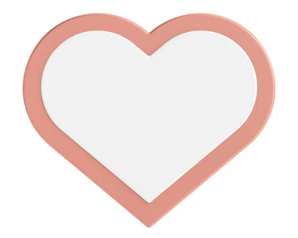 Valentijnskaart Hartvormig Illustratie — Stockfoto