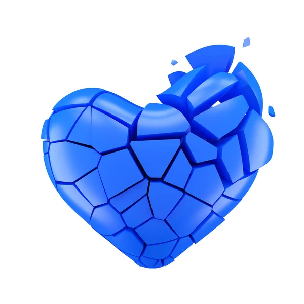 Τρισδιάστατη Καρδιά Απεικόνιση — Φωτογραφία Αρχείου