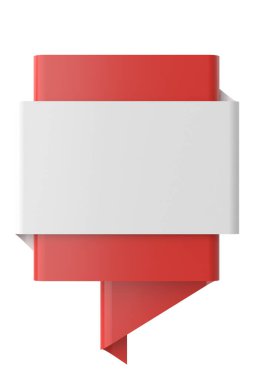 Satış afişi süslemesi. Boş afiş. 3B illüstrasyon.