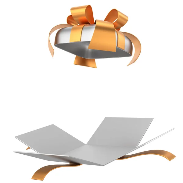 Opened Gift Box Gift Box Illustration — Stock Photo, Image