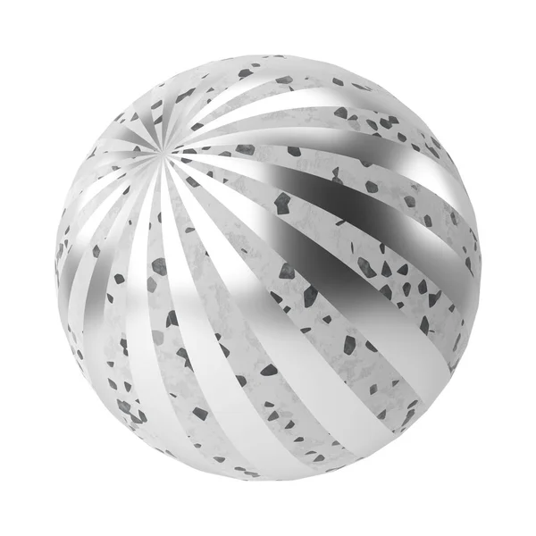 カラフルなクリスマスボール 3Dイラスト — ストック写真