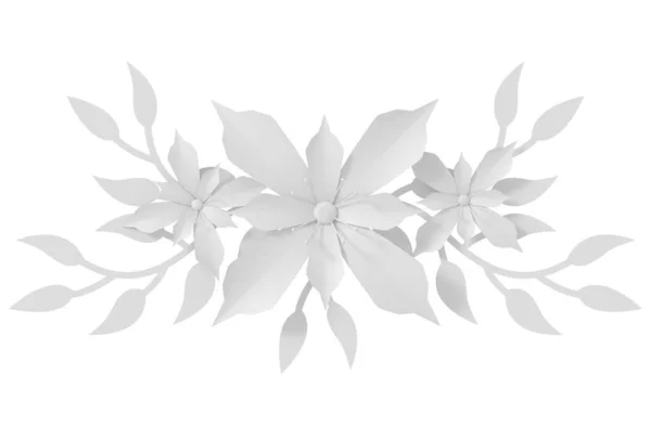 Квітка Паперова Квітка Ілюстрація — стокове фото
