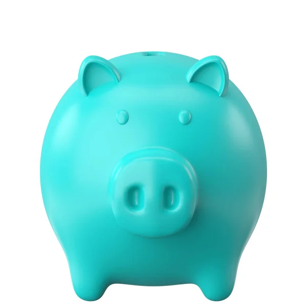 stock image 3D piggy bank. 3D illustration.