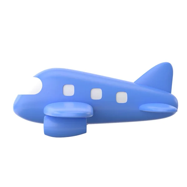 飛行機3D 旅行の要素 3Dイラスト — ストック写真