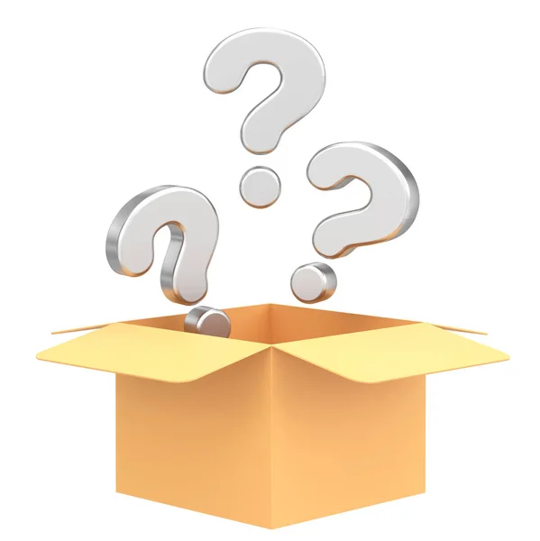 Mystery Box Lucky Box Illustration — Stock Photo, Image