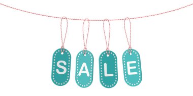 İndirimli etiket. İndirimli etiket. 3B etiket.