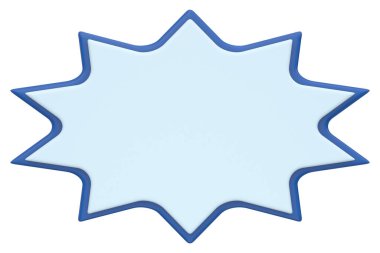 Boş rozet. 3B rozet.