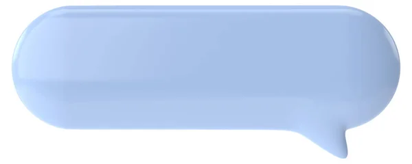 Konuşma balonu. Sohbet balonu. Mesaj kutusu. 3B illüstrasyon.
