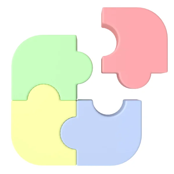 Puzzle Icon — Stock Photo, Image