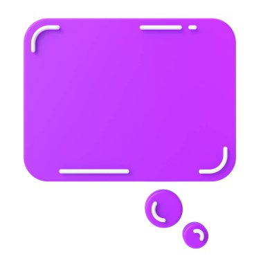 Düşünce balonu. Konuşma balonu. Metin kutusu.