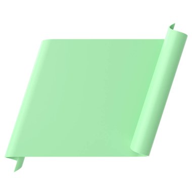 Üç boyutlu mesaj kutusu. Metin alanı. Konuşma balonu.