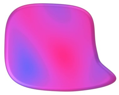 Konuşma balonu. Sohbet balonu. Mesaj kutusu. 3B illüstrasyon.