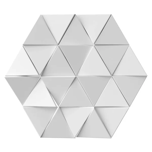 Forma Triângulo Aleatório Decoração — Fotografia de Stock