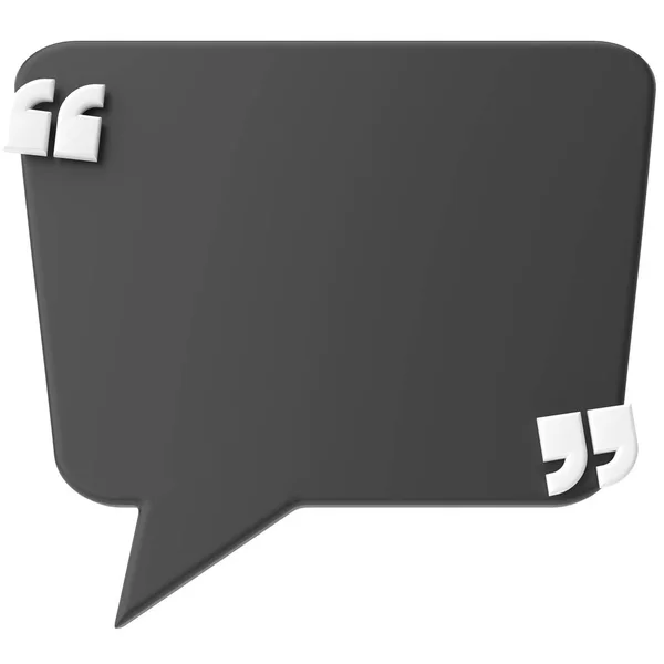 Speech Bubble Text Box — Stock Photo, Image