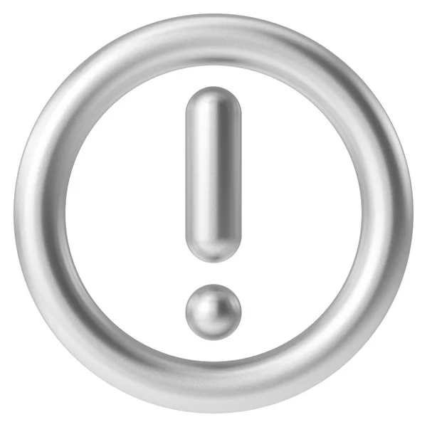 Warning Icon Exclamation Mark Illustration — Stock Photo, Image