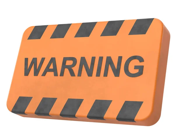 Warning Sign Illustration — Stock Photo, Image
