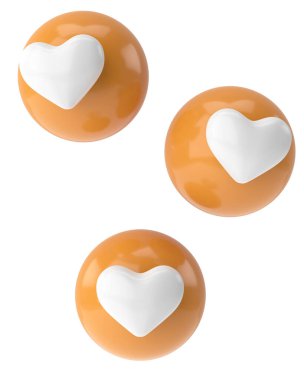 3D, ikon gibi. Üç boyutlu simge. 3B illüstrasyon.