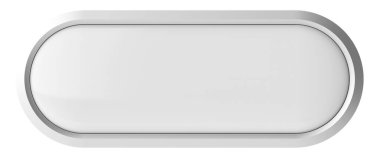 Üç boyutlu düğme. Boş tuş. 3B illüstrasyon.