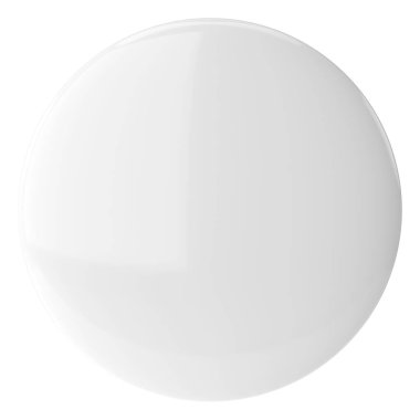 Üç boyutlu düğme. Boş tuş. 3B illüstrasyon.