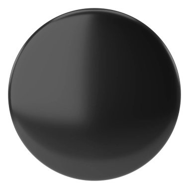 Üç boyutlu düğme. Boş tuş. 3B illüstrasyon.